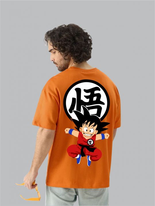 Goku Dragon Ball Z Oxyfire Oversized T-Shirt For Men