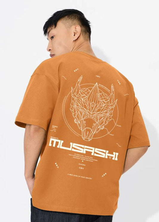 Musashi Premium Rust Oversize T-Shirt for Men