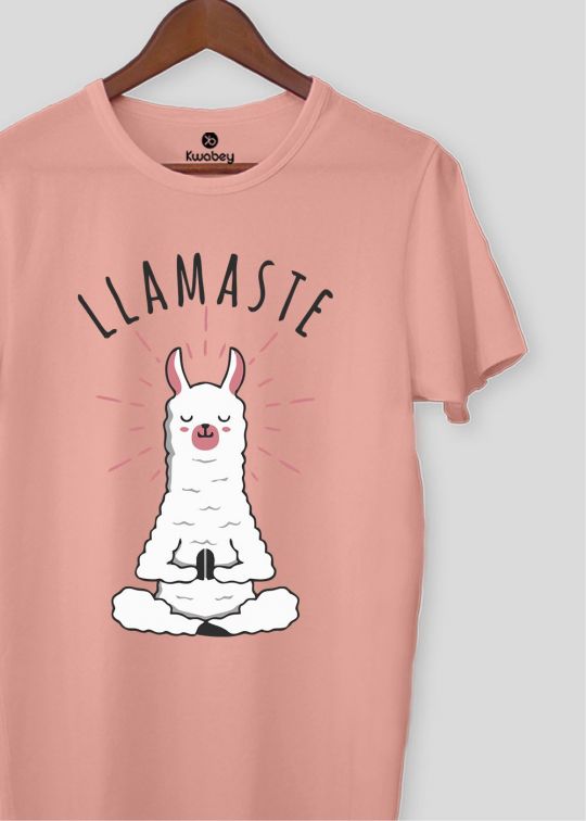 Lamaste Mustard Half Sleeve T-shirt For Men