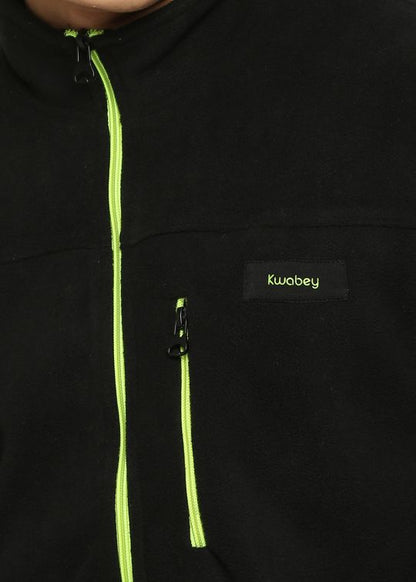 Solid Tailored Black Jacket For Men