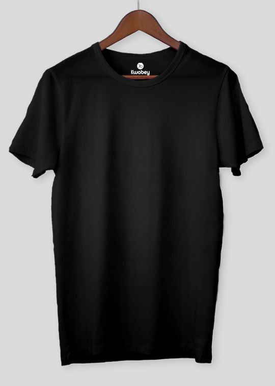 Cherish The Basic Black Half Sleeve T-Shirt For Men