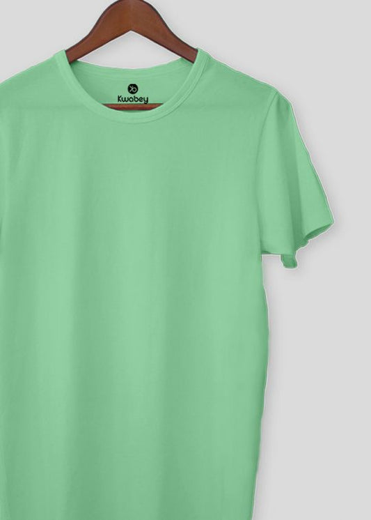 Cherish The Basic Mint Green Half Sleeve T-Shirt For Men