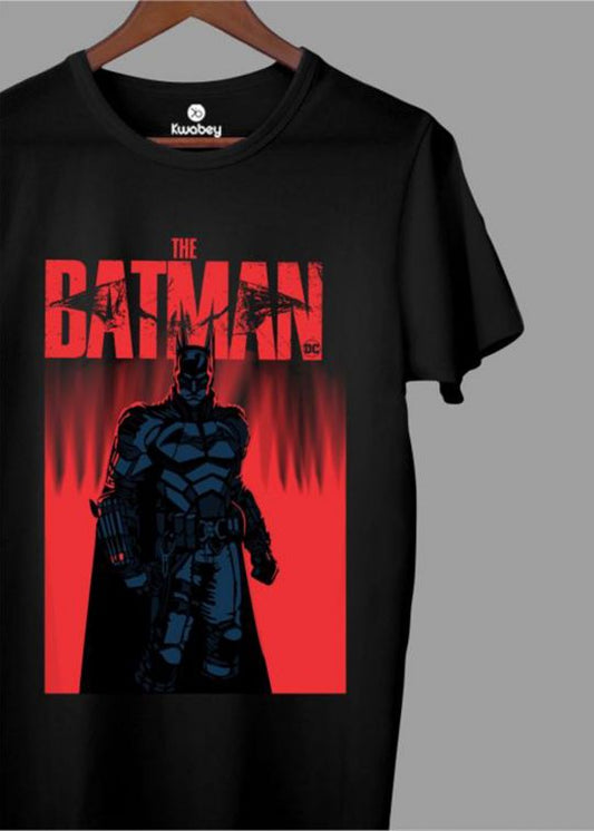 Batman Shadow Comics Black Half Sleeve T-Shirt For Men