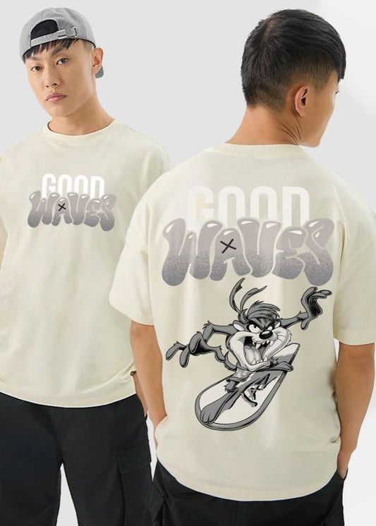 Cherish The Basic Egg Shell White Half Sleeve T-Shirt For Men
