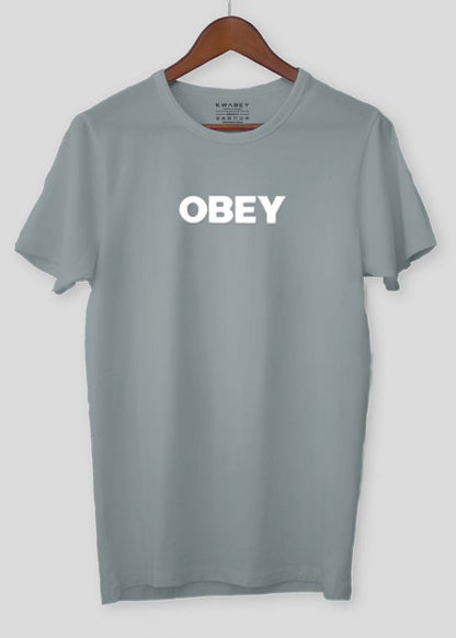 Obey Ultimate Grey Half Sleeve T-shirt For Men