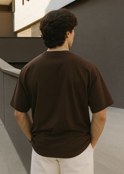 Chicago Illinois Premium Coffee Oversized T-shirt For Men
