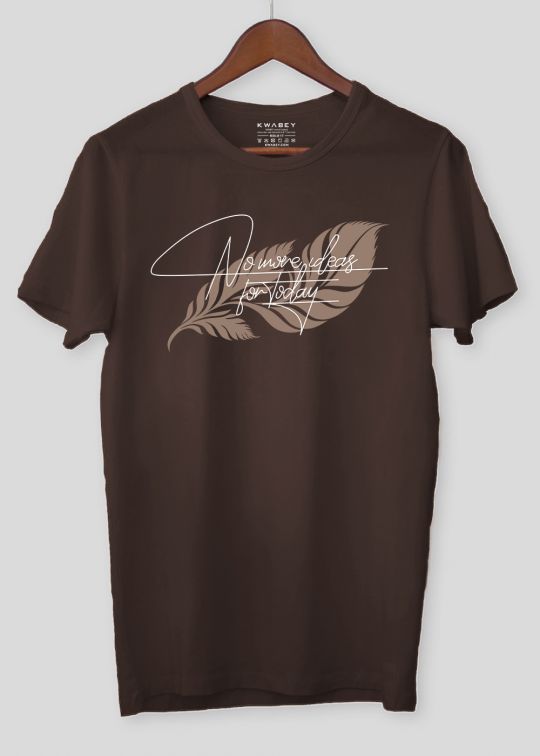 No More Ideas For Today Coffee Half Sleeve T-shirt For Men