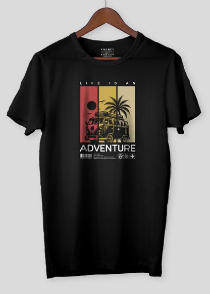Adventure Vacations Half Sleeve T-shirt For Men