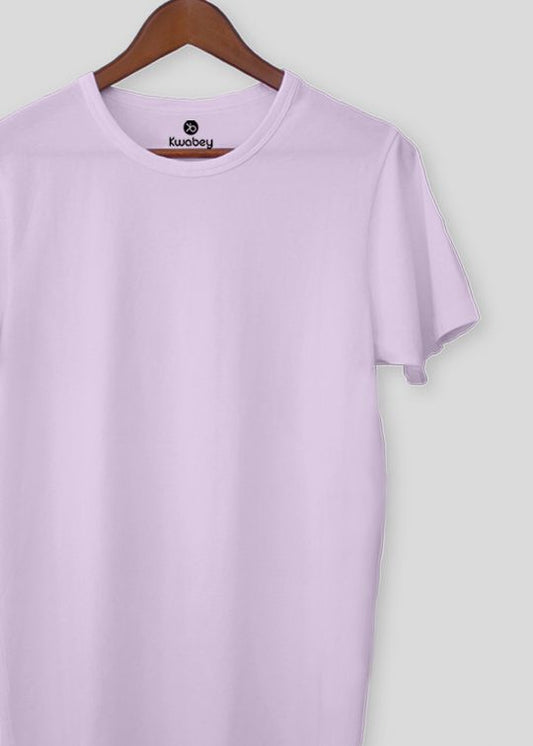 Cherish The Basic Lilac Half Sleeve T-shirt For Men