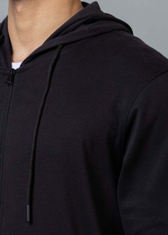 All Season Black Hoodie Sweatshirt For Men - kwabey.com